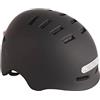 XUXHOU Casco da Ciclismo con Luce LED PC Casco da Bici EPS con Faro Anteriore Ricaricabile Tramite USB e Fanale Posteriore a 3 modalità 750mAh Regolabile M L per Ciclismo Balance Car Adulti (BLACK