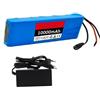 GAOZITAIGZ Batteria Per E-Bike Da 36 V, Batteria Al Litio Per Bici Elettrica Con Caricabatterie, Batteria Agli Ioni Di Litio Impermeabile Per Monopattino Elettrico E Go-Kart (36V 10AH),XT60+DC