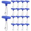 BCOATH 50pezzi Sinker Slide Duo Lock in Acciaio Inossidabile per Pesca Surf e Striper Scatto Rapido per Montature Scorrevole per Profondità Precisa Accessorio per Attrezzatura da Pesca