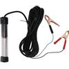 Aramox Lampada da Pesca Sommergibile a LED, Lampada da Pesca sul Ghiaccio Notturna Verde da 15 W con Cavo da 16,4 Piedi, Tubo PC 2835 SMD IP68 DC12V 24V per Barca Kayak Dock Lago sul Ghiaccio