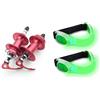 SkyjOy Sgancio Rapido MTB Spiedini for Mozzo Ruota Bici 1 Paio Freno A Disco Mountain 100/135mm Rosso con Fascia da Braccio 2 Pezzi, Attrezzatura Corsa Riflettente