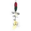 Frahou Spinner, lunga per pesce, a doppia coda, per trota, carpe, pesce artificiale, 10 g
