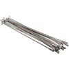 DYYEUAVT 5 Pezzi di Raggi e nippli for Bicicletta, 13G (2,25 mm) / 122/124/139/178/181/228/230/248/250/255 mm in Acciaio Inossidabile 304 for Bici elettrica(13G 255MM NL 5pcs)