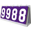 CaFfen Segnapunti Flipper del punteggio della Tabella tabellone segnapunti Sportivo(Purple Yellow)