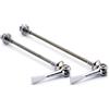 SkyjOy Sgancio Rapido MTB Spiedini for mozzo Ruota for Bici Lega di Titanio Bicicletta Ultraleggera A sgancio rapido Mountain Bike ASSE Spiedo Leva Anteriore 100 Posteriore 130/135mm for MTB(Yellow)