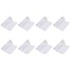 CORHAD Kit Riparazione PVC Impermeabili e Resistenti ai Raggi UV 8 Pezzi di Patch Trasparenti in TPU per Kayak e Materassi Gonfiabili