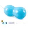 mophrati Sensi Peanut Ball, Palla da Ginnastica per Bambini, Pompa, Materiali atossici ed ecocompatibili, per Un Gioco Sicuro e Divertente. La Pompa Bosu a, Blu