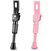 LDUDU Cavalletto Bici Bambini Laterale Singolo Portabiciclette (rosa, 20 Pollici)