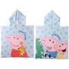 CERDÁ LIFE'S LITTLE MOMENTS Peppa Pig Poncho per bambini, con cappuccio e asciugatura rapida, asciugamano poncho per bambini, spiaggia, piscina ed estate, leggero e assorbente