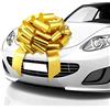 Zoe Deco - Grande Fiocco per Auto - Oro, 58 cm - Fiocco Gigante per Auto di Forma Rotonda per Compleanno, Natale, ricevimento di Nozze, Festa a Sorpresa - Grande Confezione Regalo per Grandi Regali