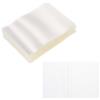 PATIKIL 86x56mm Fascette Termoretraibili In PVC Forate, 100Pezzi Spessore 2 Mil Pellicola Termoretraibile Per Diametro Cappuccio 1.75-2 Bottiglie Oli Essenziali Barattoli Lattine.