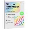 StarMaker 10 fogli A4, pellicola per laminazione a freddo olografica, fogli laminati autoadesivi per foto e adesivi, compatibili con plotter da taglio (vetro rotto)