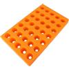 Lapiglo per CNC ER Collet Storage Box 60 fori ER25 ER35, per Orange High-Grade PP Rack Gestione degli utensili efficiente