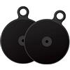 Wicked Chili 2er Set 3M VHB Piastra Adattatore 3M VHB per KFZ per Supporti con Ventosa, Disco di Montaggio/Adattatore Adesivo per Il cruscotto (Autoadesivo, Diametro 70 mm) Nero