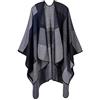 Kobilee Foulard Donna Caldo Invernale Cashmere Pashmina Lana Grande Leggera Stola Foulard Firmata Grande Morbida Scialle Sciarpa Nera Elegante