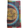 Gattinoni Foulard donna Planetarium Black in seta 90X90 cm quadrato Nero sciarpa fazzoletto