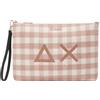 SUN68 Borsa Pochette Donna Tartan Rosa X45212 Taglia Unica