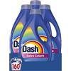 Dash Detersivo Liquido Lavatrice, 160 Lavaggi (4x40), Salva Colore, Brillantezza Per I Capi, Rimuove Le Macchi e Igienizza, Efficace Anche A Freddo E In Cicli Brevi