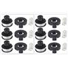 YUETTYY Bobina e filo per decespugliatore, 1/3/6 set, bobina di filo + tappo a urto + molla per A6226 GL250 GL310 GL360 bobine di ricambio per decespugliatori, pratico tappo di copertura per bobina (6