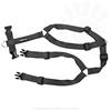 PERROS LIFE Pettorina con Apertura Anteriore Cane Torace 34-48 cm Bolognese Pechinese Nylon (Nero)