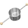 GLEAVI Misurino per Cocktail in Acciaio Inossidabile Doppia Perla, Strumento Jigger Professionale per Misurazione Precisa di Bevande Alcoliche, Utensile da Bar per Bartender e Ricette