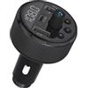 Xlayer Caricabatteria da auto da 30 W con trasmettitore FM