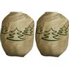 Windhager Telo Protettivo Invernale in Tessuto Non Tessuto, Protezione dal Freddo, antigelo, da Giardino, Motivo Albero di Natale, Misura XXL, 1,4 x 2 m, Beige, 07007 (Confezione da 2)