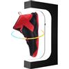DIDWI Espositore per scarpe galleggiante, supporto per espositore per scarpe a levitazione con luce a LED Scaffale per sneaker a levitazione magnetica rotante per decorazioni per la casa, nero