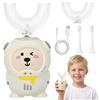 Vicloon Spazzolino elettrico per bambini a forma di U Spazzolino sonico360°
