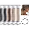 VEGCOO 24 ganci per coda di cavallo, fasce elastiche per capelli, fasce elastiche per capelli regolabili per donne