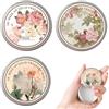 ZOMKIFA 3 Pezzi Profumo Solido Donna, Set Balsamo Profumato Portatile con Fragranze di Rosa, Loto e Peonia, Fragranza Persistente ed Elegante, Ideale per Viaggi e Uso Quotidiano, Regalo Donna Raffinato