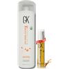 GK HAIR Balancing Conditioner 1000ml + Argan Oil Hair Serum 10ml - Balsamo per Capelli Grassi e Colorati, Senza Solfati e Parabeni - Idratante, Riequilibrante pH, Anticrespo e Riparator