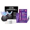 ESMILE: Kit Sbiancante Denti PRO con Lampada LED + Strisce Viola- Sbiancamento Istantaneo ed Efficacie - Sicuro per lo Smalto Dentale