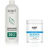 ICAN LONDON CREMA PROFESSIONALE PEROSSIDO 30 VOL 9% 250 ML + BLU RAPIDO BLEACH (GIAR)80 G SET