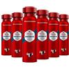 Old Spice Whitewater deodorante spray per il corpo, confezione da 6 (6 x 150 ml), deodorante spray senza alluminio, per uomo, con profumo a lunga durata.