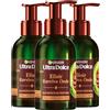 Garnier Ultra Dolce Elisir Ravviva Onde Olio Nutrizione Profonda con Olio Puro di Avocado e Burro di Karité per Capelli Secchi Crespi Mossi Effetto Anti Crespo Idratazione Intensa - 3 Flaconi da 120ml
