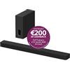 SONY SOUNDBAR + SUBWOOFER SONY BRAVIA Theatre Bar 7 Sub HTA7100KIT 5.1.2 canali, Potenza Max 505 W, Cassa wireless, Nero