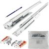 vasalat Blum Tandem - Set di estrazioni parziali per cassetti, 500 mm, con pratica frizione Blum, portata 30 kg, 1 paio di guide per cassetti con frizione