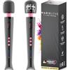 MARIELOVE Magic Wand massaggiatore - Massaggiatore senza fili ad alte prestazioni | Forte vibrazione e 20 livelli | Testa flessibile e silicone delicato sulla pelle | Ricaricabile e silenzioso |