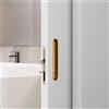 Hoconnie Serratura Invisibile per Porte a Scomparsa Maniglia per Porta Tascabile da Incasso Serratura e Tirante per Porte Scorrevoli 154mm (Oro)