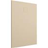 Parama Piatto Doccia 70x120 cm Avorio Effetto Pietra Rettangolare in SMC Riducibile Samos