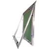 ALLINOX Botola D'ispezione In Alluminio Sportello Per Cartongesso Con Cerniere Fisse Per Parete o Soffitto Alta Resistenza Con Protezione Anticaduta (60x40)