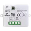 fuchswerk Set di pulsanti radio, interruttore da parete, interruttore della luce con ricevitore, portata 30 m, senza fili, senza batteria cinetica, ricevitore