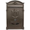 bcalpe - Cassetta postale, Alluminio), oro, 605695