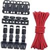 QSTDGVPW Kit di Aggiornamento per Corda Elastica per Zaino Da Esterno: Corda Elastica Versatile per Arrampicata, Ciclismo E Altro Ancora, Rosso