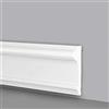 LED MALL HOME Cornice Decorativa per Pareti 2000x80x21mm - Decorazioni Parete Duropolimero - Battiscopa Resistente agli Urti - Battiscopa Cucina (2 Pezzi da 1000x80x21 mm)