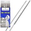 MONTERAL 1 Coppia Guide per Cassetti con Cuscinetti a Sfera 438 mm x H 17 mm - Telescopiche Guide Cassetti Scorrevoli Hanno Un'estensione Parziale di 338 mm - Garanzia di 10 Anni - MONTERAL