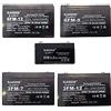 DOBO 12V 9Ah Batteria al Piombo Ermetica, Nera