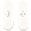 RiseNova Sensore di vibrazione WiFi Smart Life per Tuya, allarme in tempo reale di urti e cadute, rilevatore di movimento per monitoraggio delle apparecchiature domestiche bianco (2 pezzi)