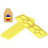 SORPLAST 50-100 Spessori in Plastica 30x100 mm Divisibili - Cunei Piastrelle, Distanziatori Piatti per Mobili, Finestre in PVC - Distanziali 1-5 mm Identificazione Rapida